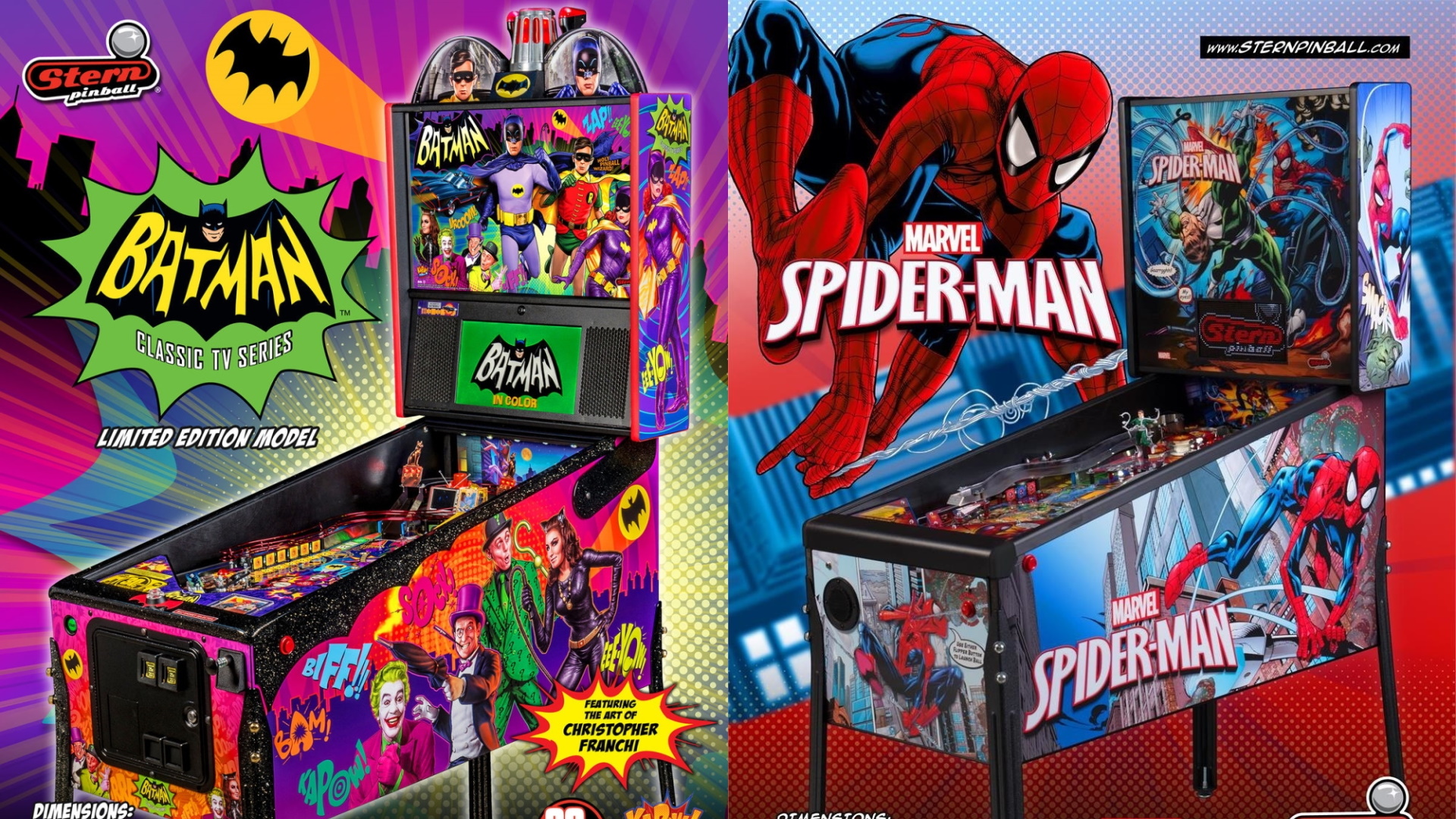 Batman ispirato al telefilm anni '60 e Spiderman...