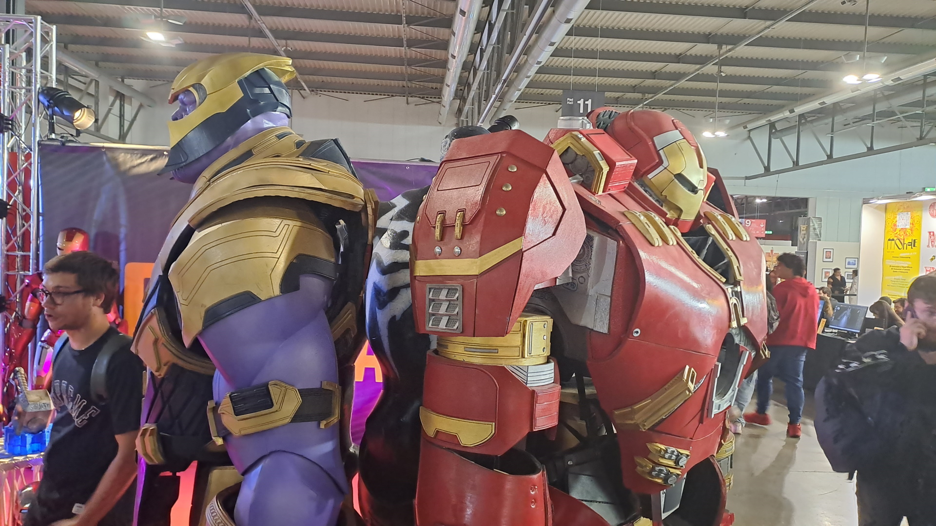 I supereroi della Marvel in bella vista...