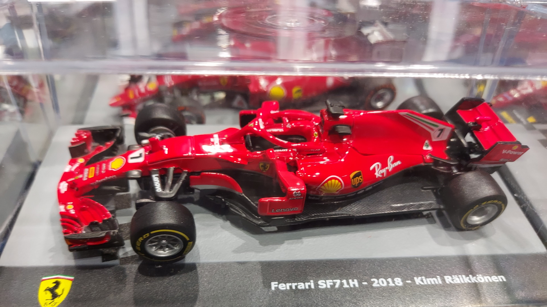 2018, la Ferrari di Kimi Raikkonen, Campione del Mondo con il Cavallino