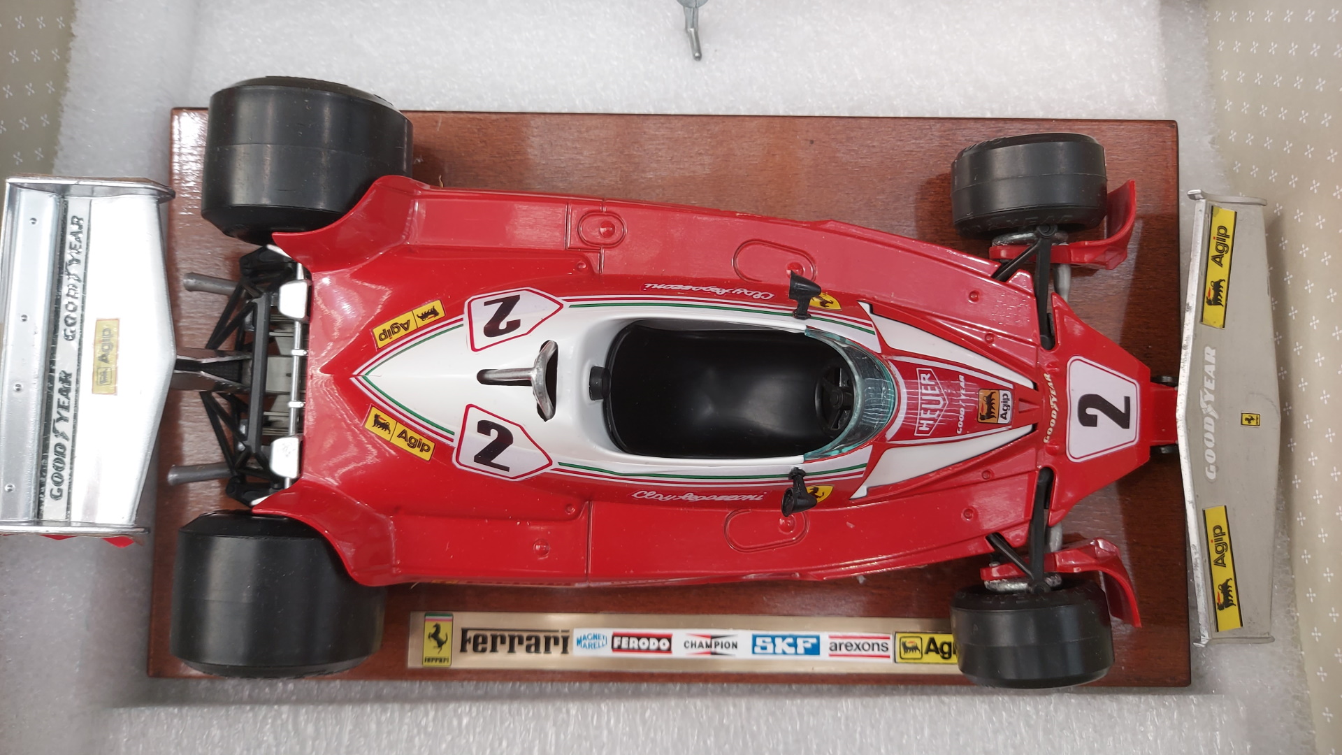 La mitica Ferrari 312 T2, un'altra meraviglia...