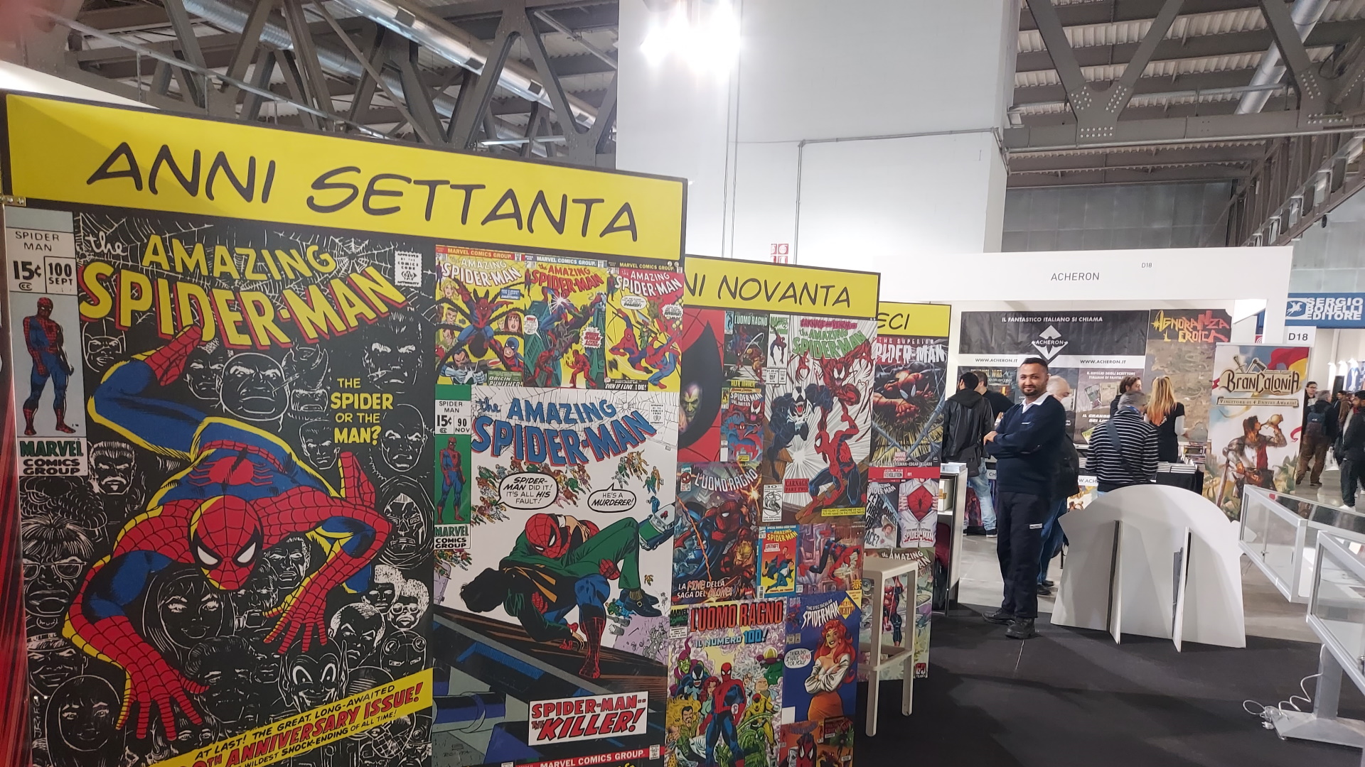 La sezione fumetti è sempre ben fornita...