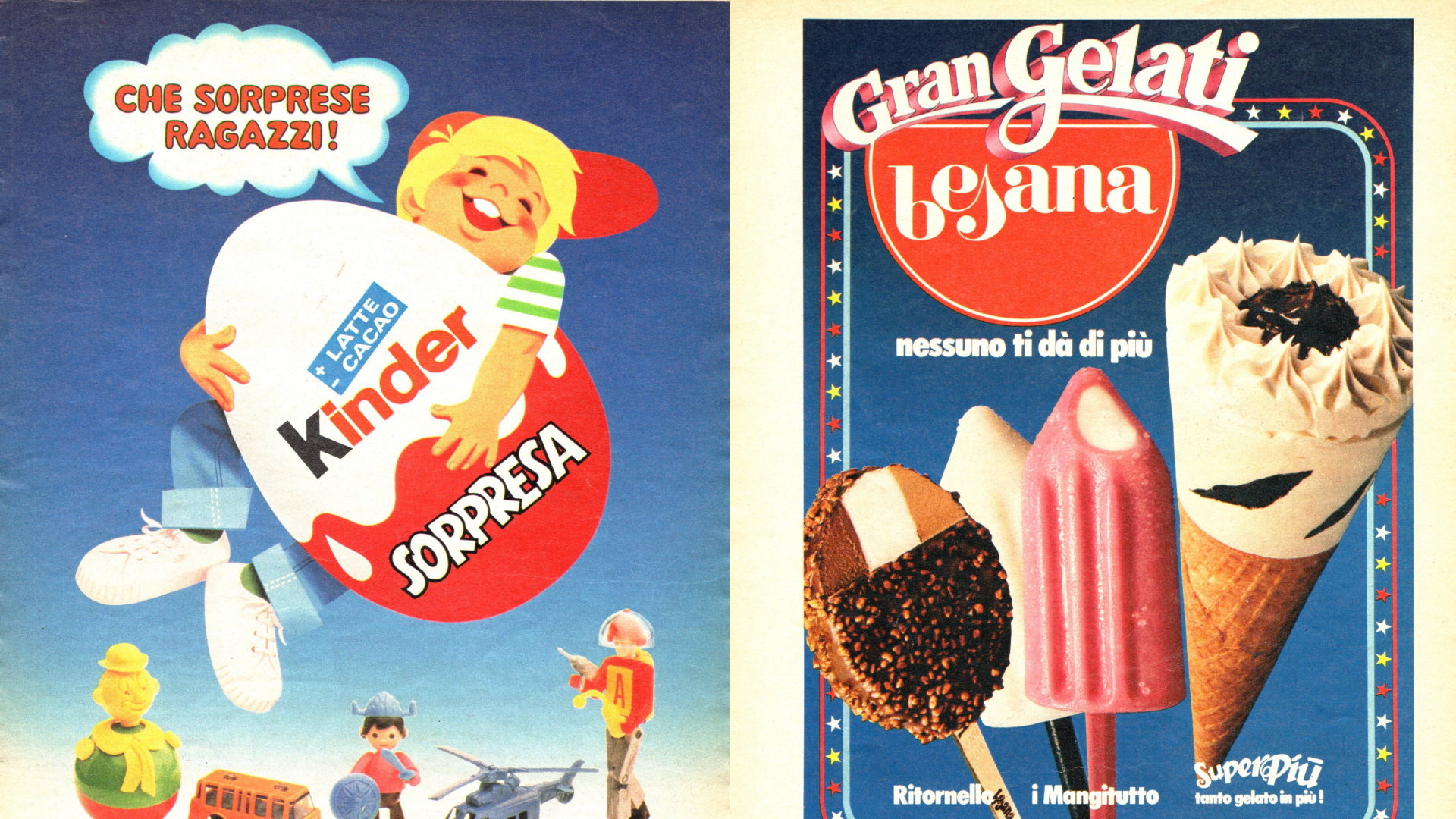 Dall'ovetto kinder ai gelati Besana...