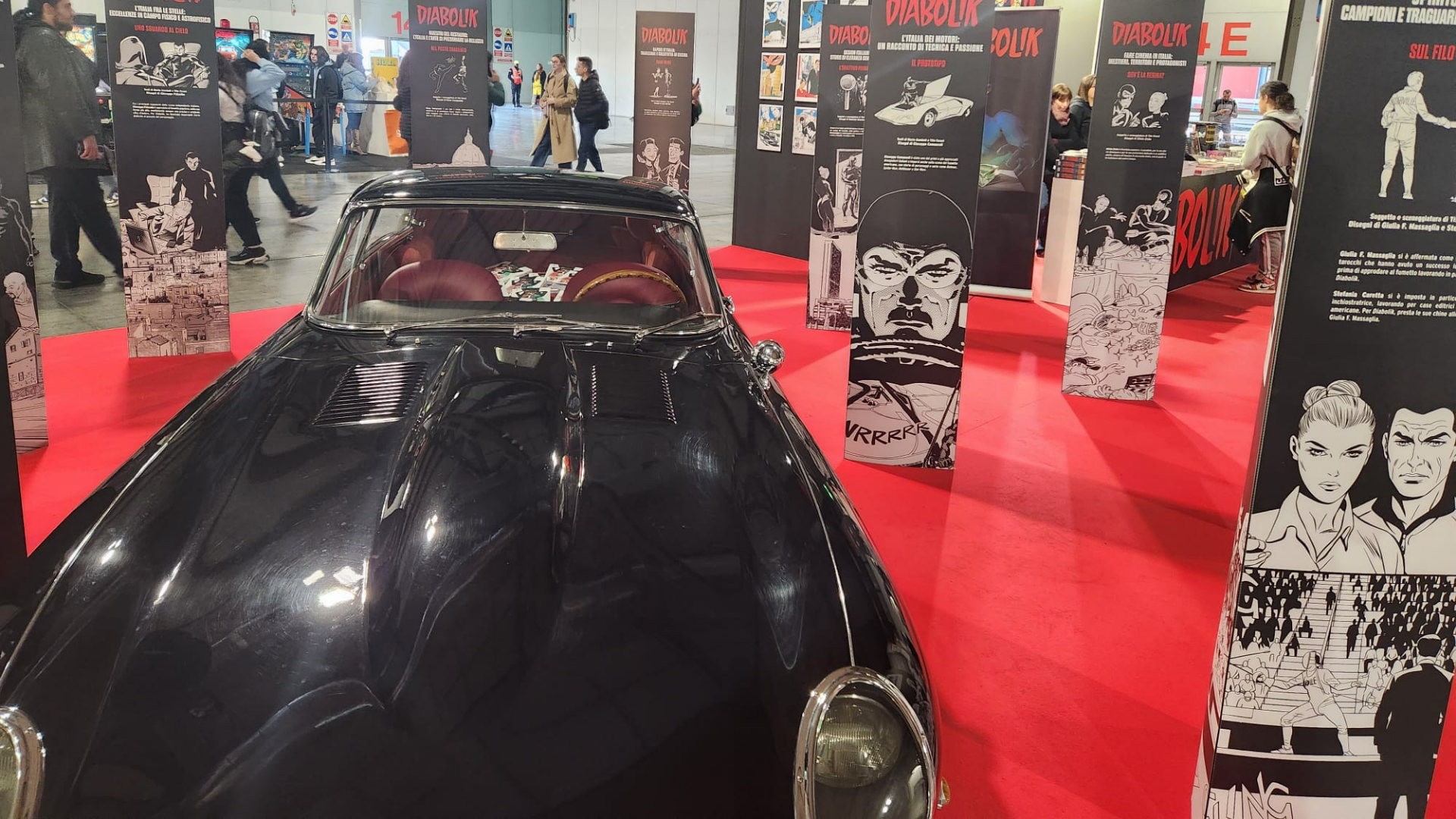 La mostra dedicata all'immarcescibile Diabolik